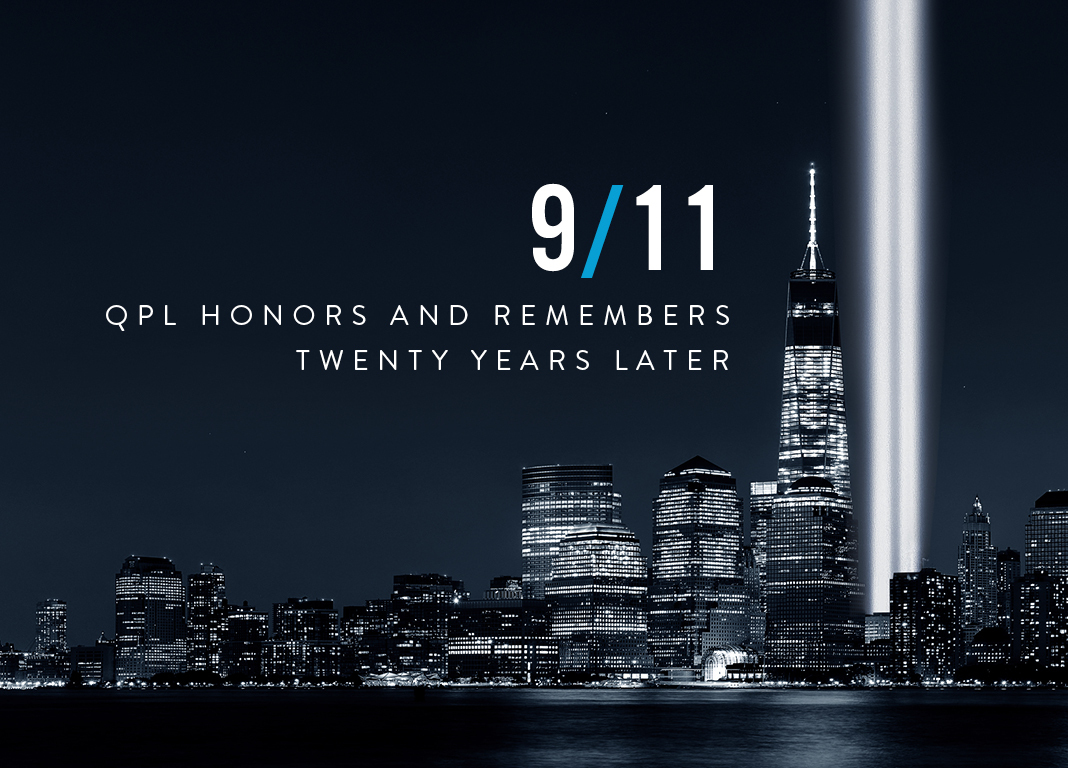 9/11 QPL Honors and Remembers Twenty Years Later NYC Skyline