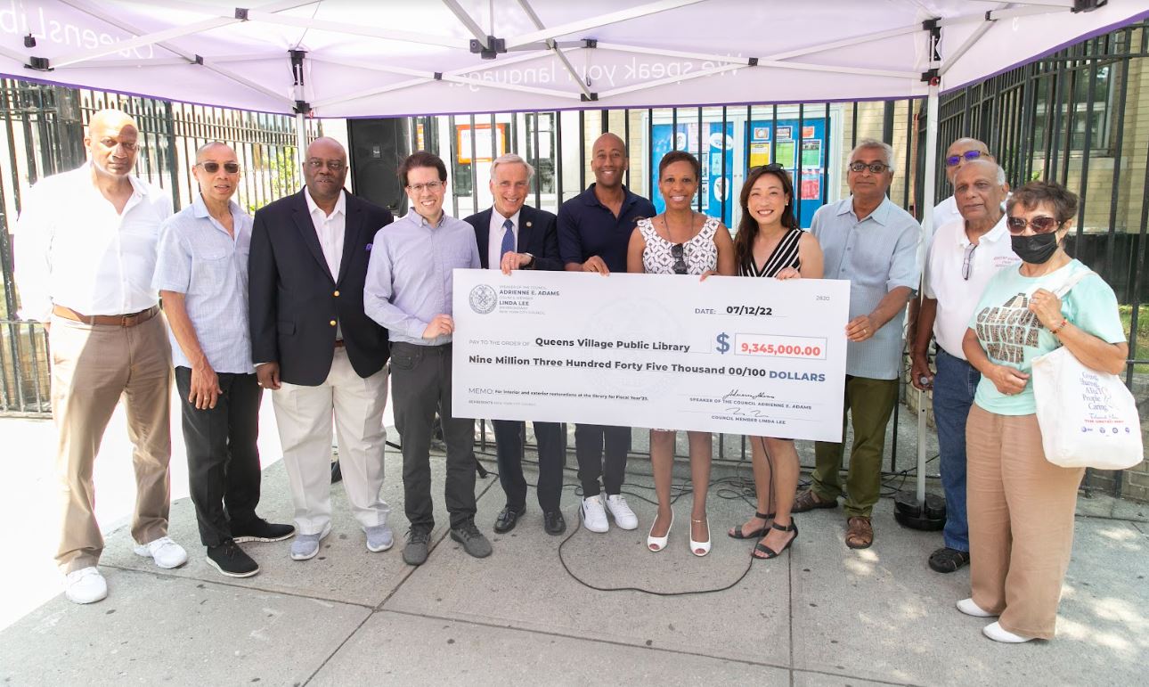 Queens Village Library Funding Announcement 