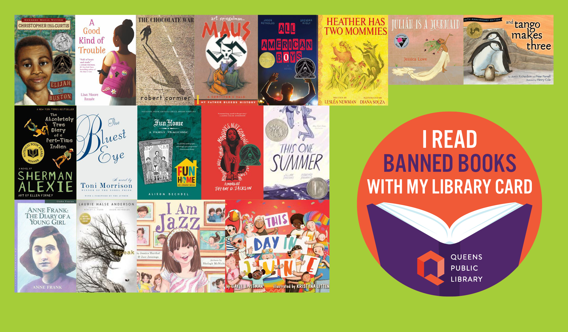 Get inspired and continue the fight against censorship with this list.