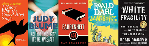 Here are five of QPL's 100 Most Popular Banned Books!