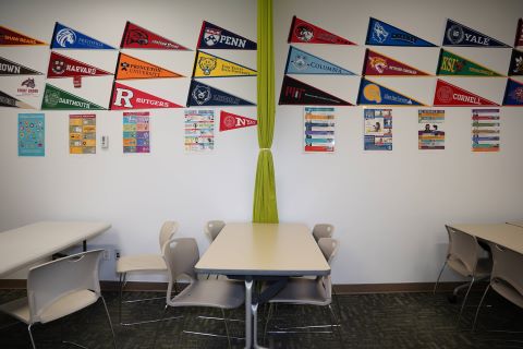 The College Readiness Room at Central Library